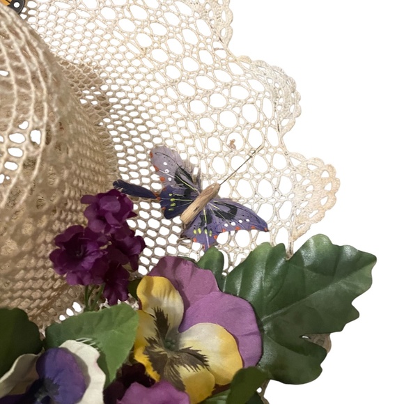 Vintage Crochet Doily Floral Hat - Picture 7 of 10